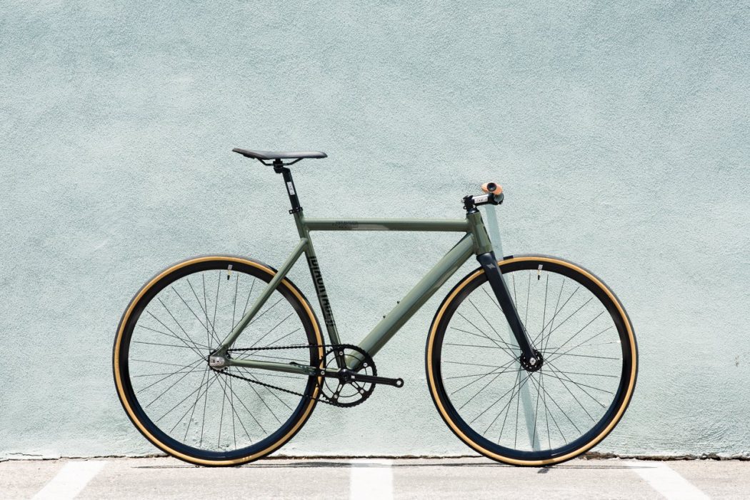 State Bicycle Co 6061 Black Label Army Green Bike | The Coolector