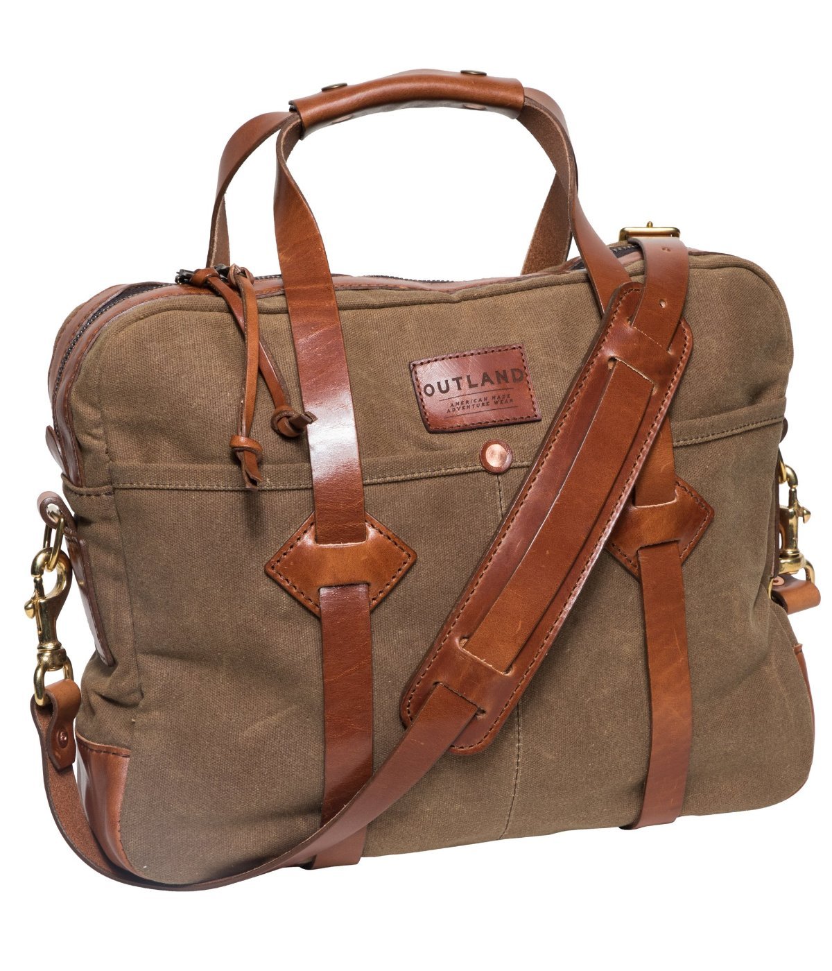 Bexar Goods Co Waxed Canvas Messenger Bag | The Coolector