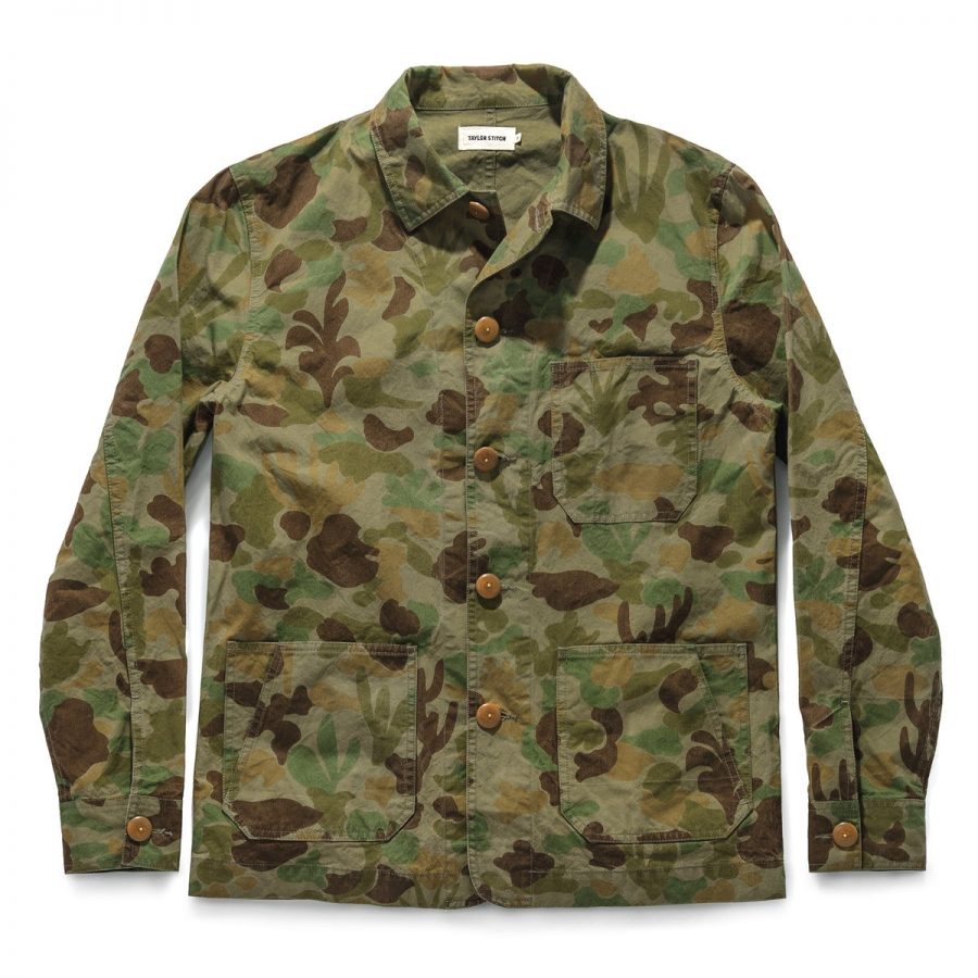 Taylor Stitch Ojai Jacket in Arid Camo Dry Wax | The Coolector