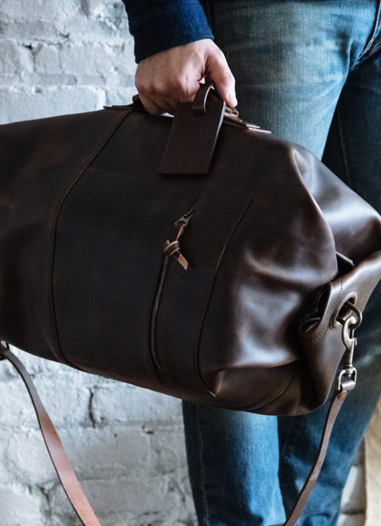 Giveaway: Black Genuine Leather Military Duffle Bag from WP Standard - The  Manual
