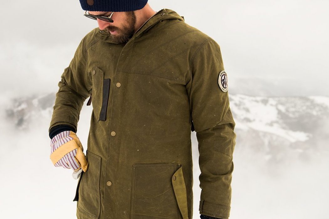 Men's Anorak Jacket - Waxed Canvas Pullover | Alps & Meters