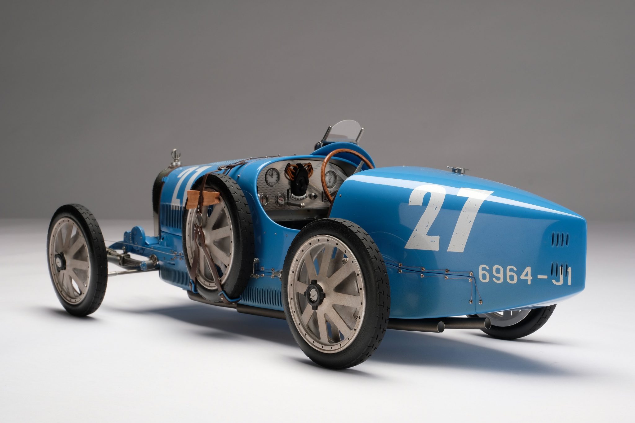 Amalgam Bugatti Type 35T 1926 Targa Florio Winner Race Weathered Model ...