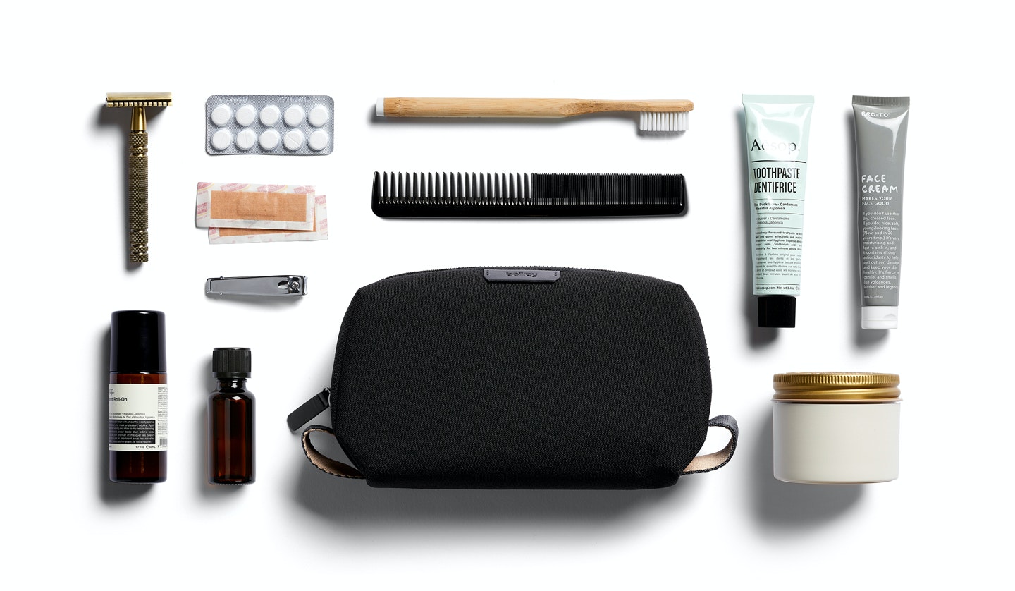 mens luxury dopp kit