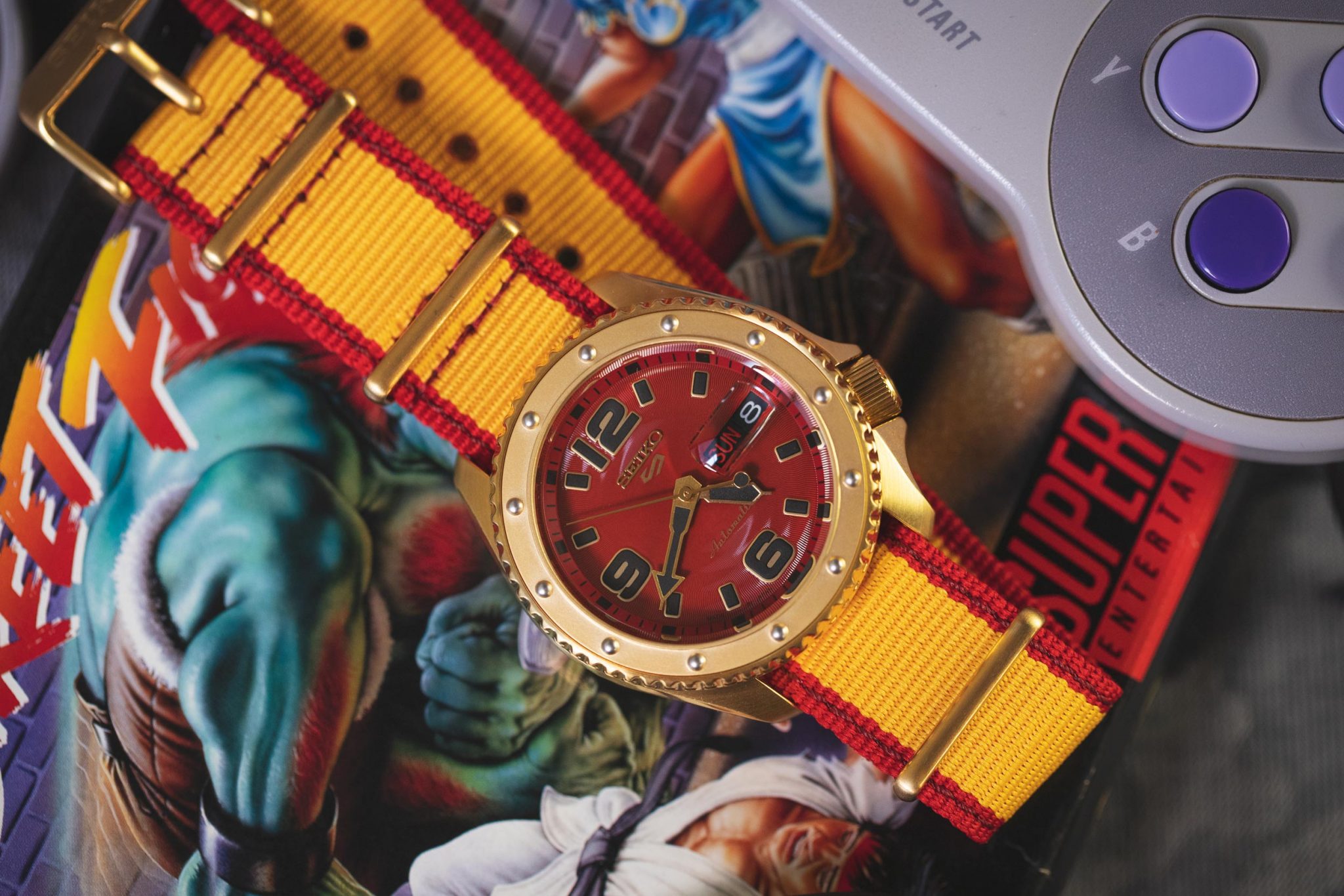 seiko 5 sports x street fighter