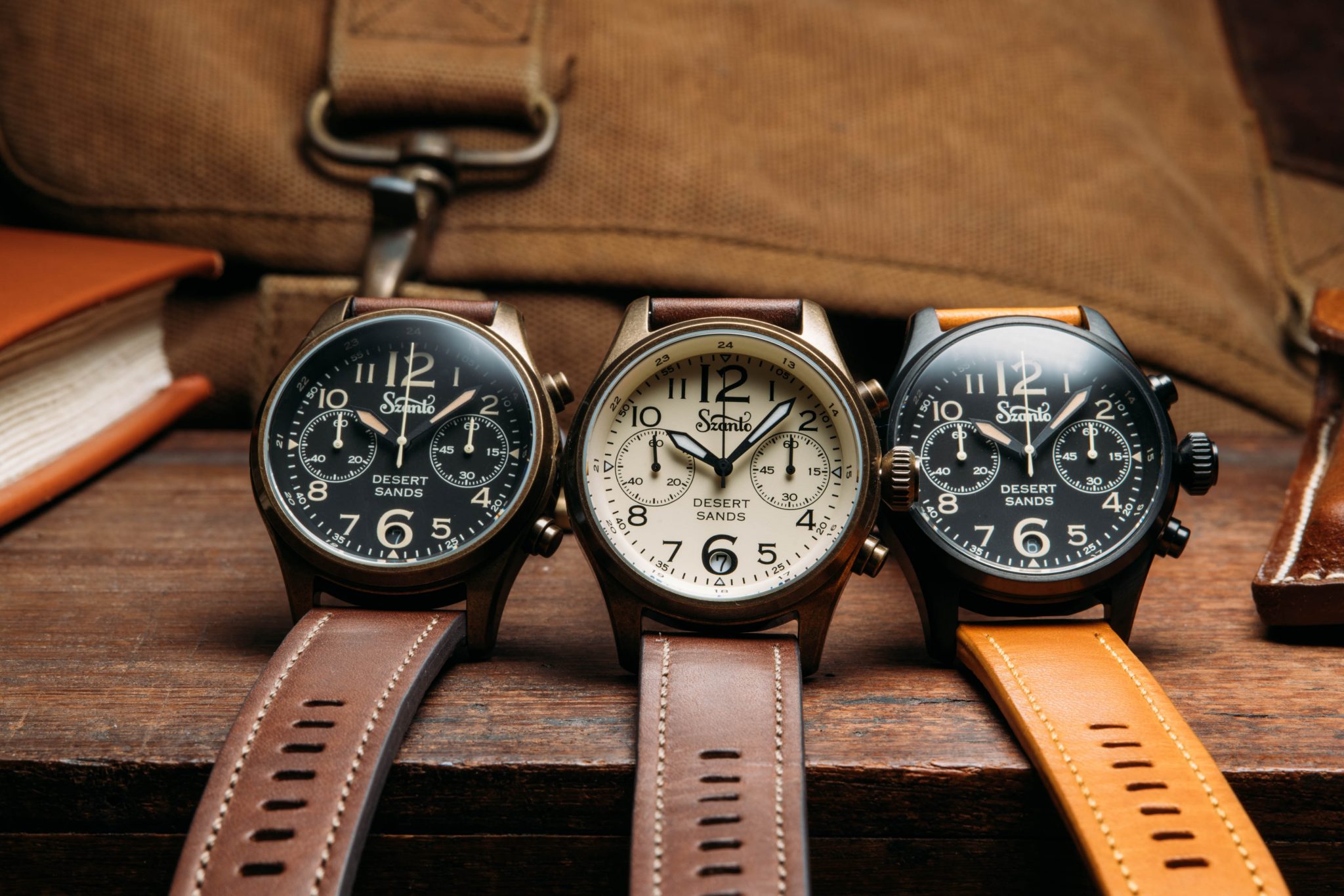 Szanto Desert Sands Chronograph Watches | The Coolector