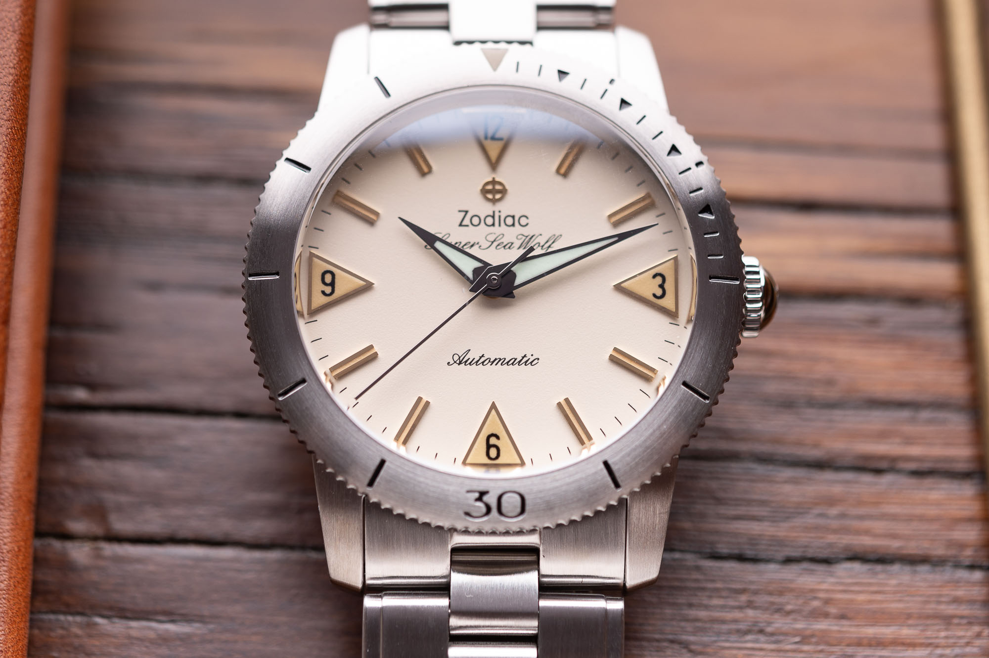 Zodiac Super Sea Wolf 53 Skin Watch | The Coolector