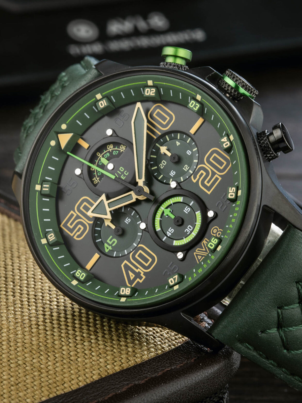 AVI-8 Hawker Typhoon RB396 SHEILA CHRONOGRAPH LIMITED EDITION Watch ...