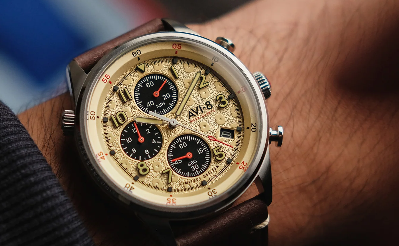 AVI 8 Flyboy Royal British Legion Tri Service Chronograph Limited