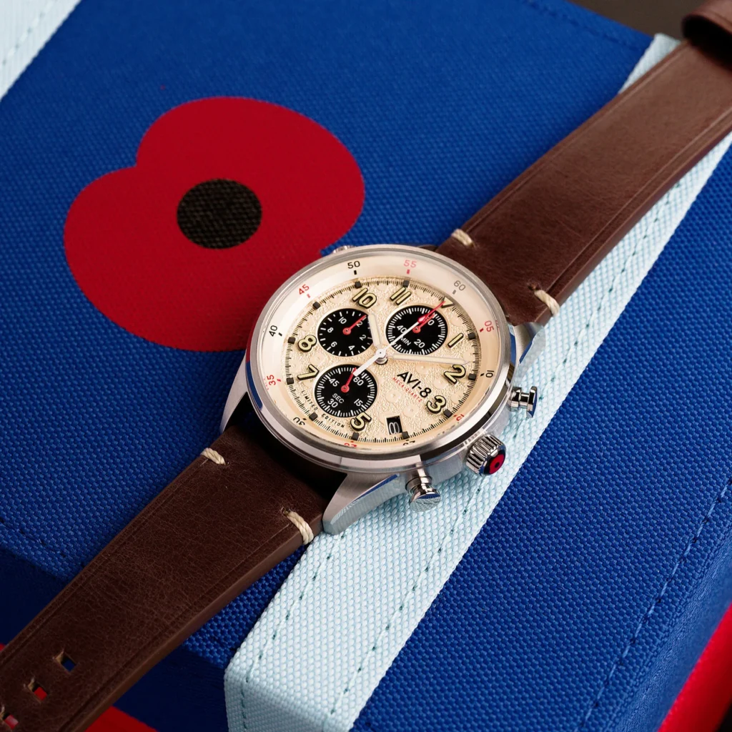 AVI 8 Flyboy Royal British Legion Tri Service Chronograph Limited