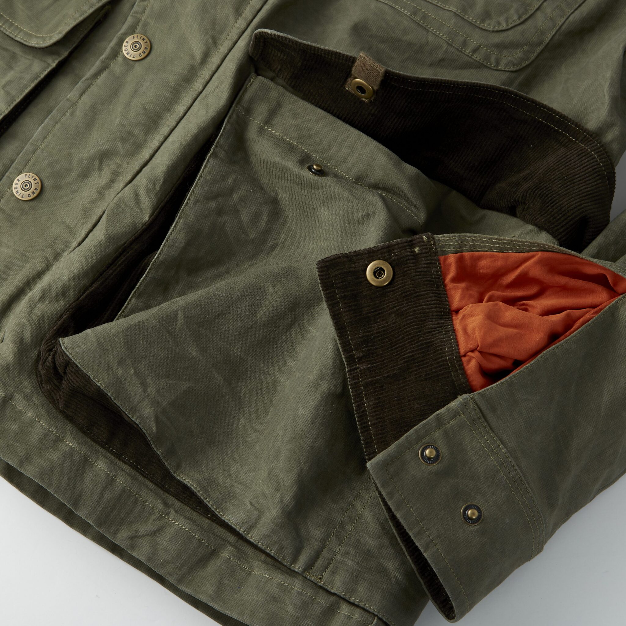 Flint & Tinder Bedford Cord Waxed Barn Jacket | The Coolector