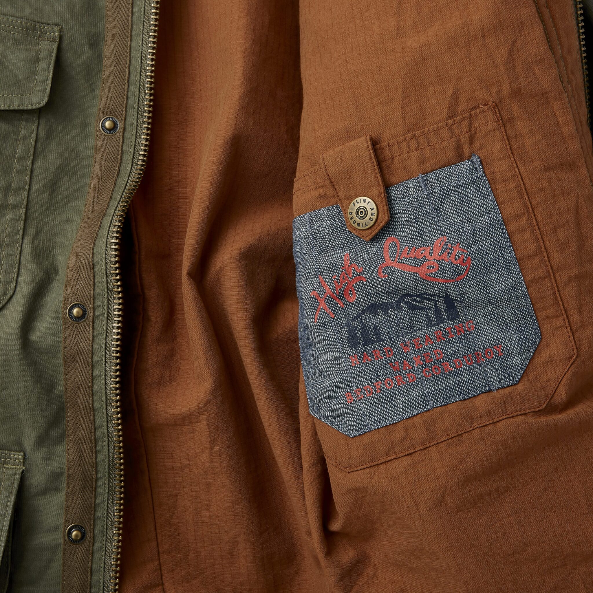 Flint & Tinder Bedford Cord Waxed Barn Jacket | The Coolector