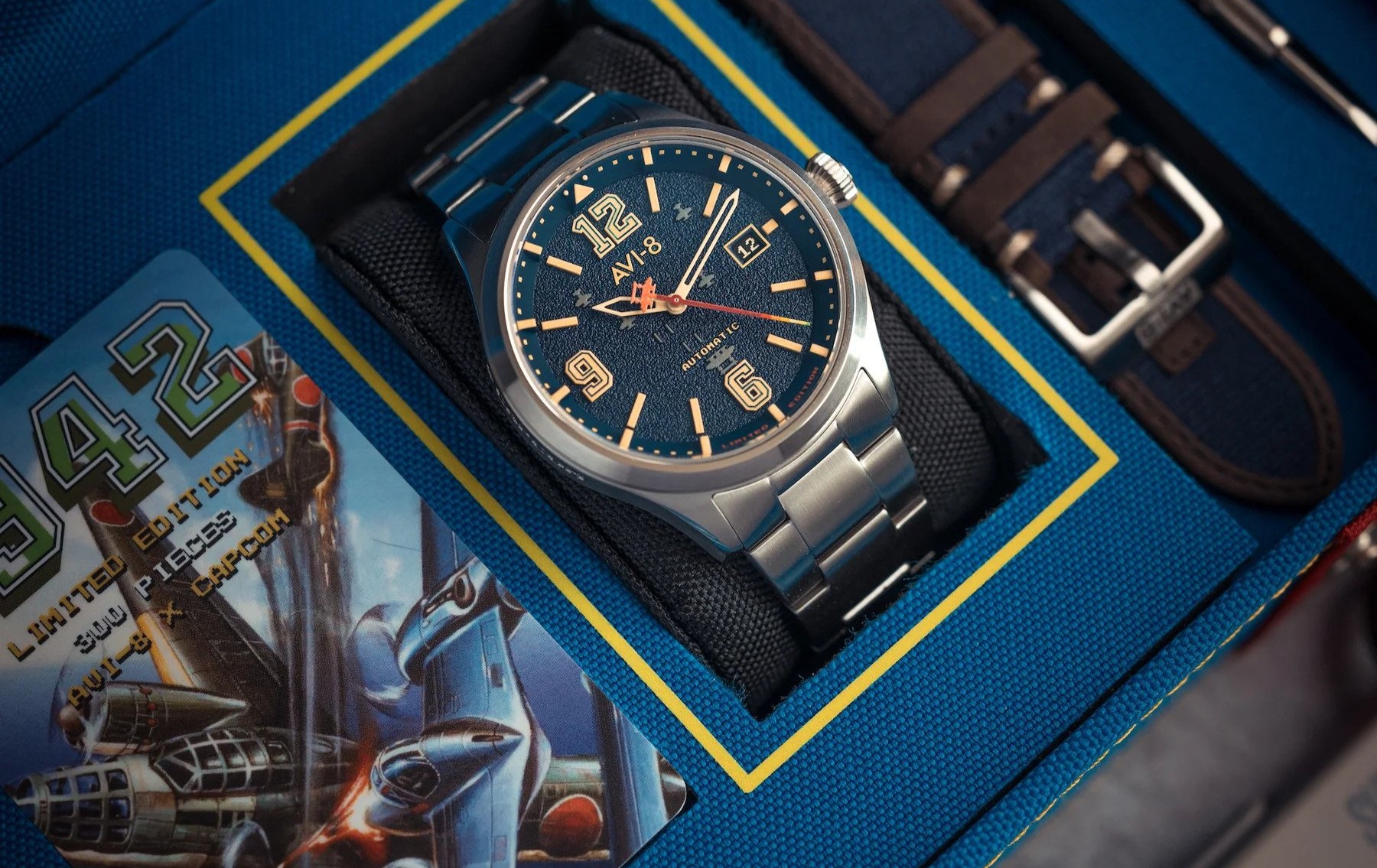 AVI 8 x Capcom 1942 Automatic Limited Edition Watch The Coolector